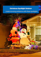 Halloween Christmas Spotlight Outdoor: 12W RGBW LED Spot Lights Outdoor - Image 2