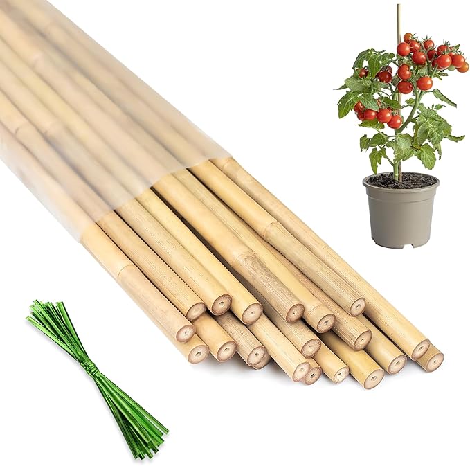 Plant Stakes 18inch, HAINANSTRY Plant Support Stakes by HAINANSTRY