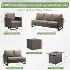 Belord 6-Piece Outdoor Sectional Furniture Set - Image 2