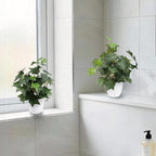 alyptus Fake English Ivy Plants in Pots Set of 2 – Realistic Artificial Ivy - Image 8