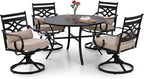 Sophia and William Swivel Patio Dining Set by SophiaWilliam