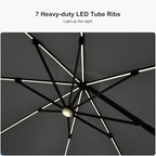PURPLE LEAF 10 Feet Patio Umbrella - Image 5