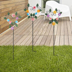 Metal Flowers Decorative Garden Stakes, 22.1 ''H Heart Shape Metal Flowers - Image 6