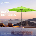 JEAREY 9FT Outdoor Patio Umbrella Outdoor Table Umbrella - Image 7