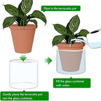 D'vine Dev 10 Inch Design Self Watering Pot - Image 4