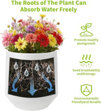 Plant Pots，Set of 2 Plastic Large Pots - Image 6