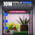 Barrina CX83 Plant Shelf with Grow Light, Plant Stand with 10W Ultra-Thin Grow - Image 6