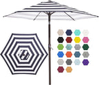 JEAREY 7.5FT Patio Umbrella Outdoor Market Umbrella by JEAREYOutdoorsCollection