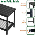 Rectangular Outdoor Side Table - Image 6