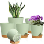7/6.5/6/5.5/5/4 inch Self Watering Pots by WSMKSZ