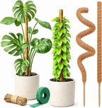 Moss Pole Monstera Plant Support – 2 Pack 28” Bendable Moss Pole Monstera Plant by Craft911byLIME