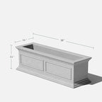 Veradek Brixton Window Box Plastic Planter - Image 2