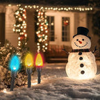 60 Pcs 5 Inch Christmas Light Stakes Universal Yard Lawn Holiday Light Stakes - Image 4