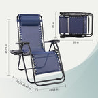 NEWBULIG Zero Gravity Chair Set of 4, Lounge Chair Folding Portable Adjustable - Image 2