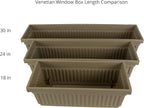 The HC Companies 18 Inch Venetian Rectangular Window Planter Box - Image 5