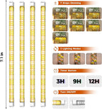 Bamworld Plant Stands with Grow Light Indoor 4 Sets Plant Shelves Outdoor - Image 6
