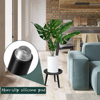 Uneedem Indoor Plant Stand, Modern Plant Table 8.9" Tall Wood Mid Century - Image 4