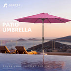 JEAREY 9FT Outdoor Patio Umbrella Outdoor Table Umbrella - Image 7