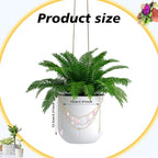 Sun Catcher Plant Hanger with Beads and Glass Crystal Beaded Plant Accessories - Image 7