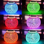 Aukora Color Changing Solar Powered Glass Ball Garden Lights, Table Lamps - Image 7