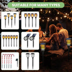 15 Pcs 8.25 Inch ABS Plastic Ground Spikes - Image 7