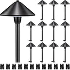 SUNVIE Low Voltage Landscape Lights 3W LED Pathway Lights Low Voltage 3000K by SUNVIE
