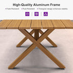 PURPLE LEAF 7 Pieces Outdoor Dining Set - Image 6