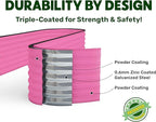 9-in-1 Galvanized Steel Raised Garden Bed // 8×2×1.5 ft Modular Planter - Image 5