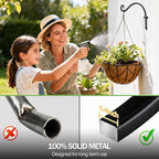 Qiang Ni Outdoor Bird Feeder Hanger Hooks: 12-Inch 50Lbs Wall Hanging Plant - Image 5