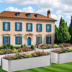 2 Pack Tall 8x3FT Corrugated Galvanized Steel Raised Garden Bed Outdoor - Image 7