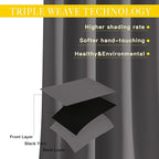NICETOWN Blackout 102 inch Curtains - Image 4
