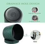 6/5/4 inch Plant Pots, 3 Pack Cylinder Flower Pots - Image 4