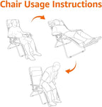 Amazon Basics Outdoor Textilene Adjustable Zero Gravity Folding Reclining - Image 7