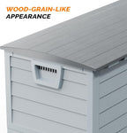 VINGLI 75 Gallon Collapsible Outdoor Storage Box, Simple-to-assemble Plastic - Image 8