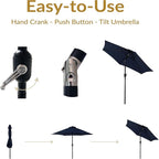 Sunnydaze Outdoor Patio Umbrella - Image 3