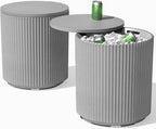 Veradek Outdoor Cooler Side Table - 2 in 1 - Designed by VeradekOutdoor