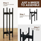 MUDEELA 2 Pack Indoor Plant Stands, 2 Tier Tall Plant Stand 30 inches, Mid - Image 8