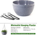 10 inch Hanging Planters for Outdoor Indoor Plants - Image 4