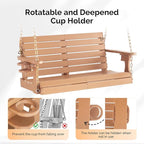 VINGLI Heavy Duty 1600 LBS HDPE Porch Swing Outdoor - Image 2