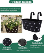 Metal Railing Planters for Outdoor Plants - Image 3