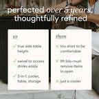Veradek Outdoor Cooler Side Table - 2 in 1 - Designed - Image 8