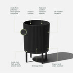 Veradek Demi Series Round Planter w/Stand - Image 2
