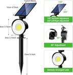 nipify 1 Pack Solar Spot Lights Outdoor Waterproof - Image 6