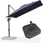 PURPLE LEAF 8 Feet Square Cantilever Umbrella Patio Umbrella - Image 3
