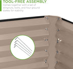Best Choice Products 6x3x2ft Outdoor Metal Raised Garden Bed, Deep Root Box - Image 5