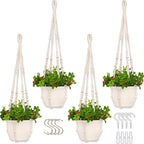 Macrame Plant Hanger Indoor, Hanging Planters by petonfun