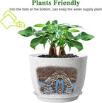 12inch Large Plant Pot, Modern Plastic Planter - Image 4