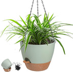 Hanging Planters for Indoor Outdoor Plants, 1 Set Self Watering Hanging Pot by Vanslogreen