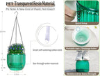 Melphoe 1 Pack Self Watering Hanging Planters Indoor Flower Pots, 8.3 Inch - Image 6