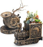 Retro-Style Succulent Pots by EnjoylifeChangelife